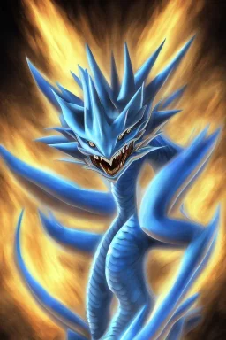 A Blue eyes withe dragon of yu gi oh,kaiba man