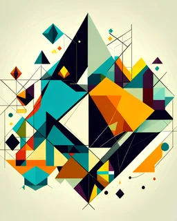 Geometric figures illustration