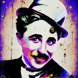  Charlie Chaplin pop ART