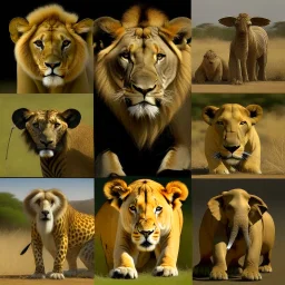 big 5 wildlife animals
