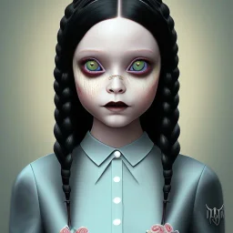 wednesday addams rolünde oynayan jenna ortega