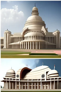 Architectural Designs similar to new parliament building of india