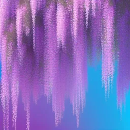 a pink castle, magical crystal pink castel, vertical light, pink and blue wisteria , pink vertical, blue lake,sharp, background vertical blue gradient vertical, elegant, highly detailed, artstation, concept art, smooth, sharp focus, illustration, 8k, splash art, wallpaper, key visual