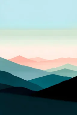 minimalist painting aesthetic Minimal Landscape