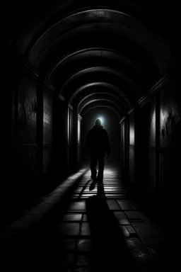 Create a really dark and mysterious are where you are all alone and no hope of getting out with no exits