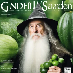 Gandalf’s Garden British magazine cover: special cucumber issue