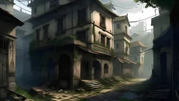 In this chapter full of calm, the image clearly emerges to show the city and the house after the conflict has ended. The peaceful atmosphere reflects the impact of John's victory over the evil forces and the city's deliverance from the shadow of the curse. Calm returns to the streets, and breezes of peace spread everywhere. The abandoned houses now look like quiet, isolated places, where people are shown smiling and rebuilding their lives. The sky is clear and the sun shines brightly, giving th