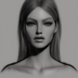 Drawing sketches Supermodel