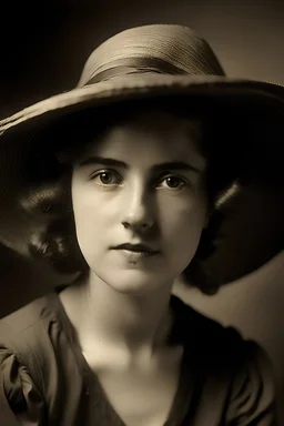 A photo of Clara trinity with hat