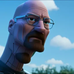 Walter White cyborg, 8k,robot