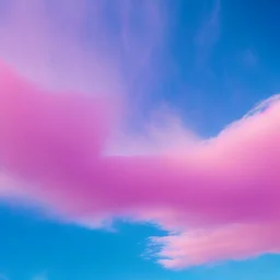 blue sky, pink cloud, insanely detailed, cotton candy, 16k resolution,