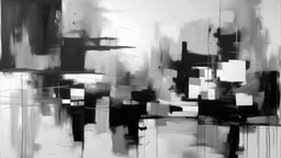 abstract art of various shades of gray-black-white colors