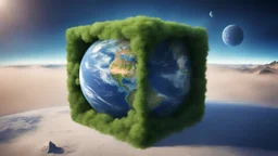 Planet Earth is a cube