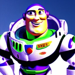 Buzz lightyear in straight jacket