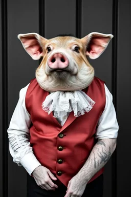 A hog in a silk waistcoat is still a hog; lowbrow