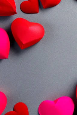 Valentines day background banner - abstract panorama background