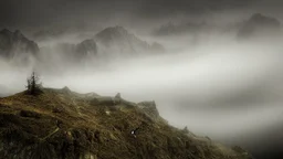 ghost over the misty mountains