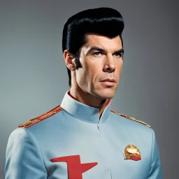 Spock as Elvis: I see no logic trying to imitate the Elvis Presley