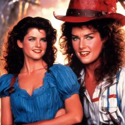 An official promotional image for the 1987, A Nightmare on Elm Street 3: Dream Warriors. Heather Langenkamp as Nancy Thompson Robert Englund as Freddy Krueger