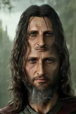 Aragorn, realistic,4k, closeup, sword, poster lord of The rings The return of The kings