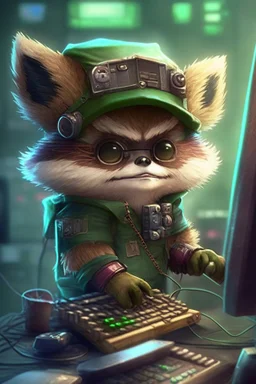 Teemo (from LOL) as an IT professional