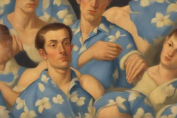 man in Hawaiian shirt by pontormo