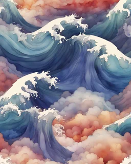 watercolor wave intricate detail, splash screen, complementary colors, fantasy concept art, 8k resolution, pale skin, twilight, extreme quality, extremely detailed, ultra-detailed face, ultra hd 8k,