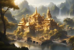 golden kingdom next to river
