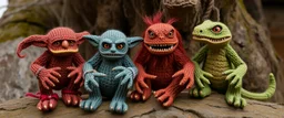 knitted Hobgoblin ,Gnoll ,Troglodyte and Lizard Man