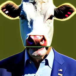 joe biden as a cow