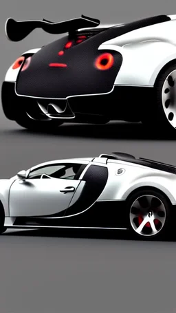 Armored Futuristic Bugatti Veyron Hyper Sport, Photorealistic,4k, Rear View