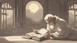 The image portrays an atmosphere of tranquility and focus, with an individual reading a book in a serene and comfortable setting. It reflects the spirit of self-improvement and personal growth, as the person appears engrossed in exploring inspiring content that contributes to their personal development and knowledge acquisition. The appropriate lighting and intricate details enhance a positive and motivating ambiance for learning and advancement.