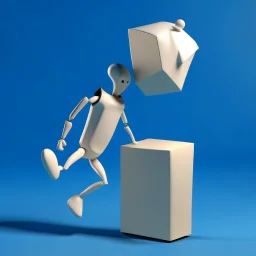 milk carton playing soccer