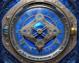 a glowing blue hourglass, realistic, meticulously detailed, intricately detailed