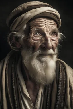 An old man in ancient times