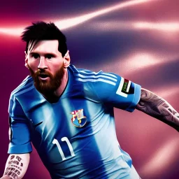 argentina world cup champion,lionel messi highly detailed, wings, soft studio lighting, background 64k