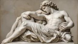 Marble sculpture by Andrea del sarto