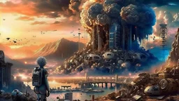 IMAGE ABOUT THE END OF THE WORLD, THOUGT OF A.I.