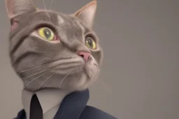 cat in a business suit