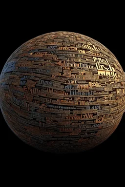 The globe is made of the letters of the English alphabet. The letters form the outlines of the globe itself. Letters fly around the globe in a whirlwind. A lot of letters, an abstract composition. Everything is very well drawn. A high-resolution image of 8K.