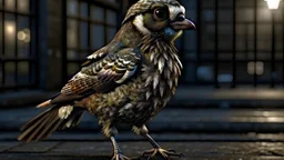 realistic sparrow but in the style of a high quality video game