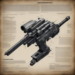 A document showing a super powerful demonic mega gun of incomprehensible power.