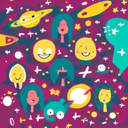 gossip,vibrant,cute,space,story,people,laugh