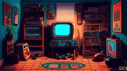 Retro gaming room