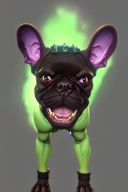 alien french bulldog musculature hulk body HD strong french bulldog hulk marvels Warcraft