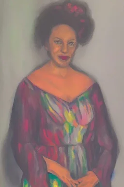 Portrait lady, full body shot, full-color medium shot Dollette