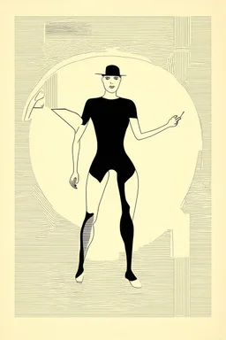 Self-sabotage; a mashup of the styles of Gerd Arntz and Tomma Abts