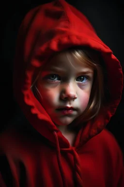 gadis kecil berkerudung merah
