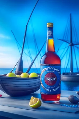 brand campaign for a new drink with orange and chili flavour viking on a viking ship style high resolution