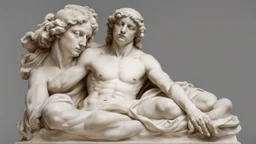 Marble sculpture by Andrea del sarto